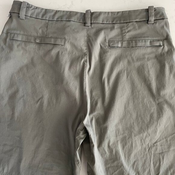 Lululemon Commission Short Slim * Chino 9 * Shorts Green Sz 34 - Picture 6 of 10